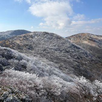 歩いて来た方向👀
左奥が黒岩山かなぁ🤔