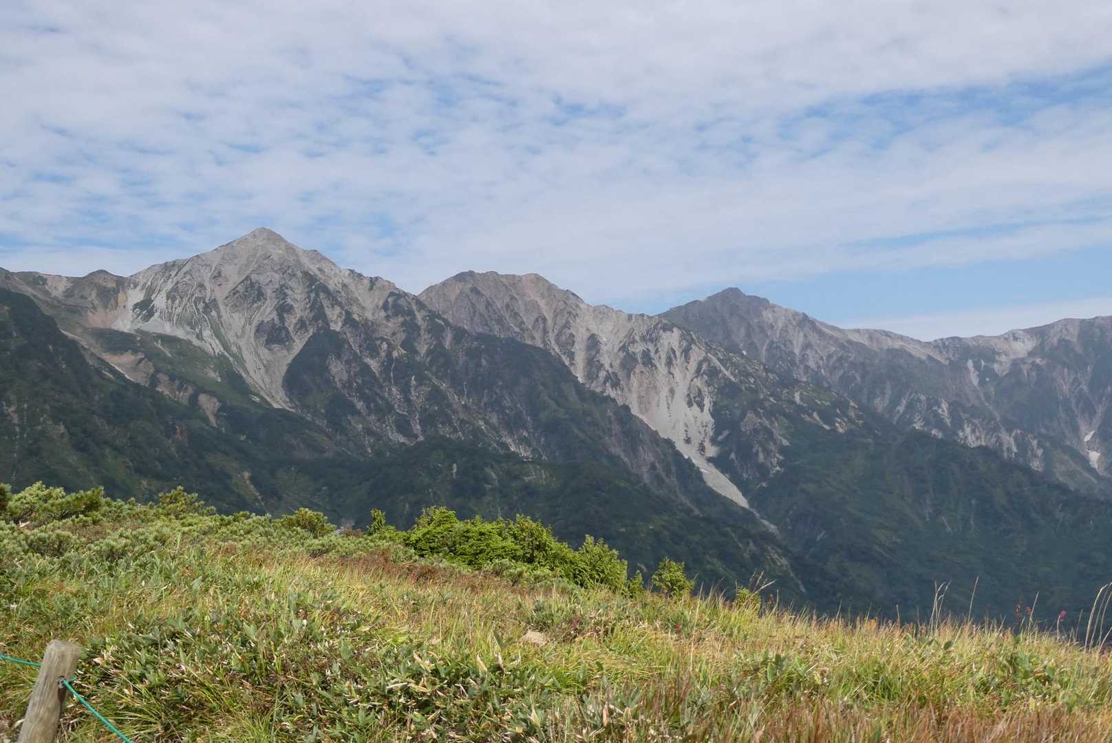 八方尾根から白馬三山が良く見えます✨