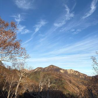 火打山遠ざかってく