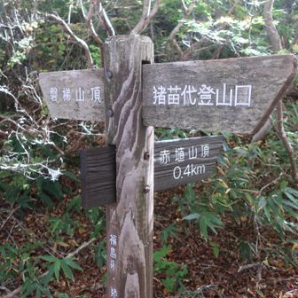 赤埴山へ