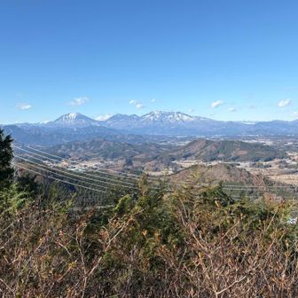 尾根歩きしながら、男体山🏔️が綺麗にみえました✨