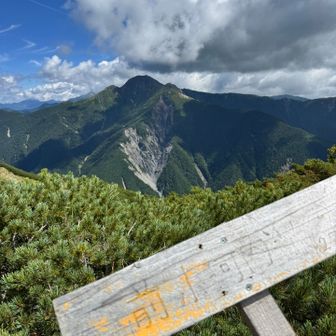 前小河内岳(まえおこうちだけ)2784m