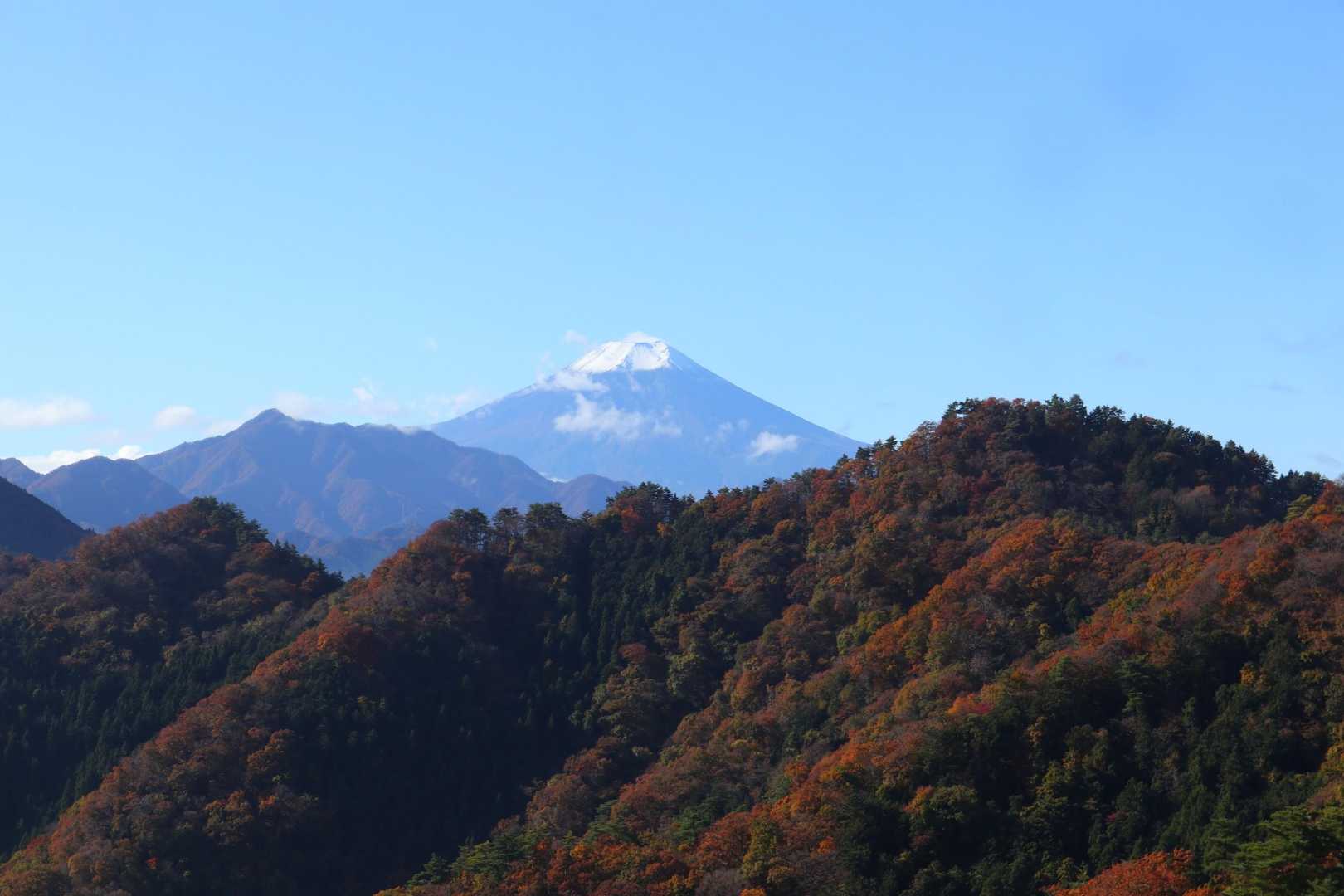 大月駅-菊花山登山口-菊花山-厄王山 縦走コースの写真