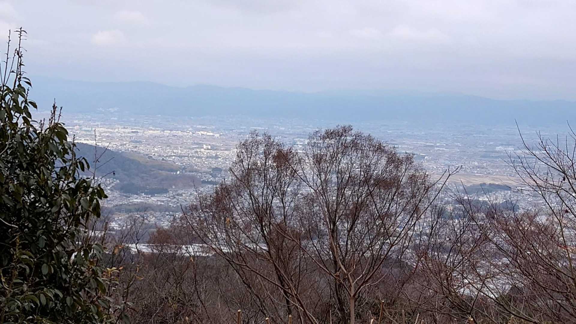 山頂手前からの眺望🙆