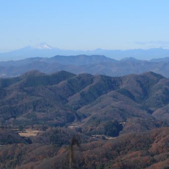近くの里山達と奥に見えるは浅間山らしいです。