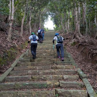 登り始めて25分経過！
もうすぐ終わりそう…👍