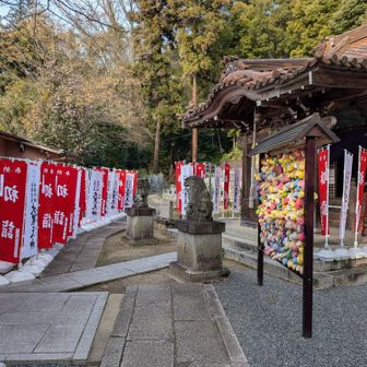 迎春で賑やかな