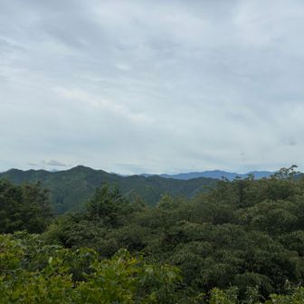 橋本山からは秩父方向が見えます