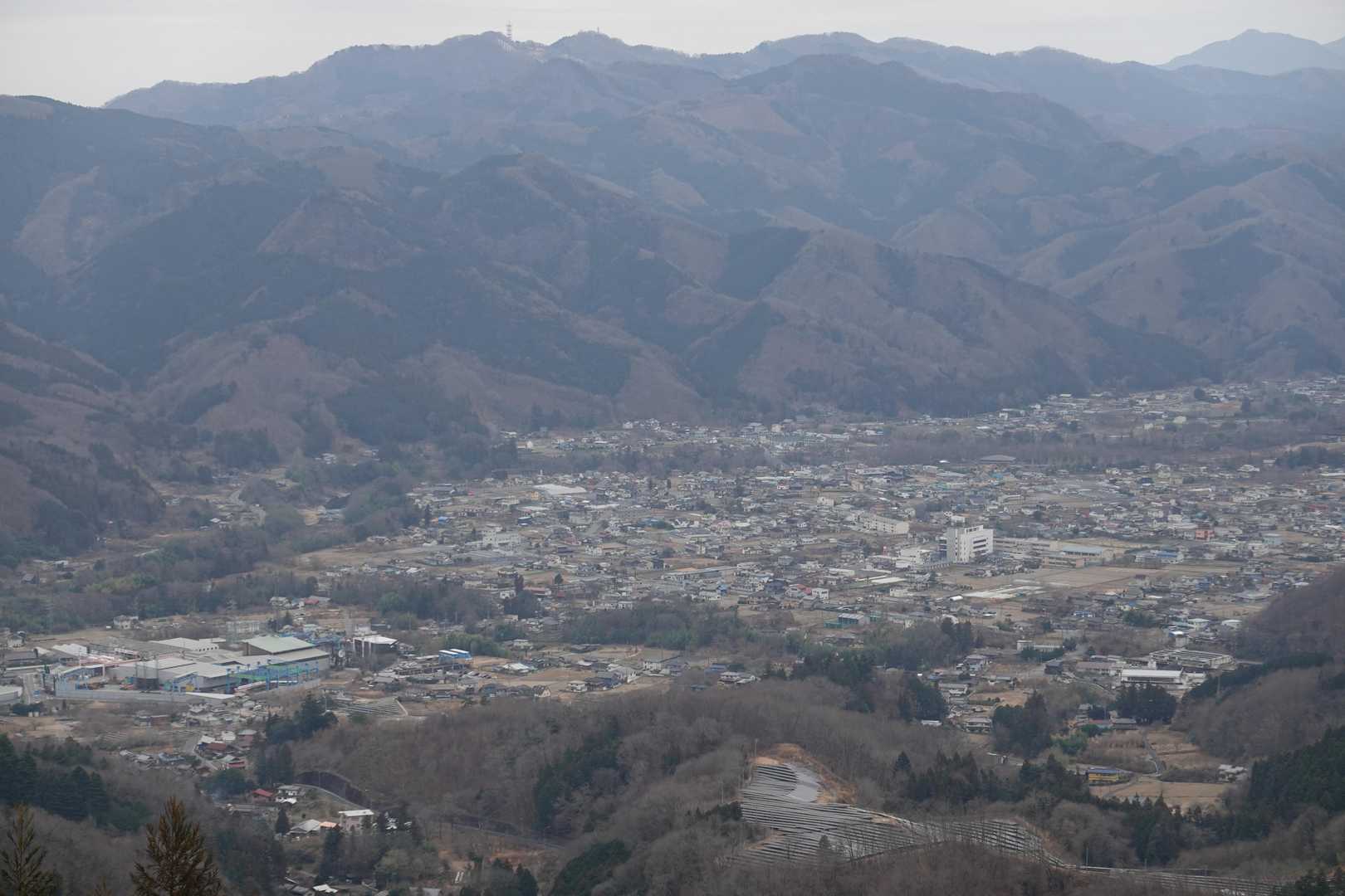 林道陣見山二号線からの景色