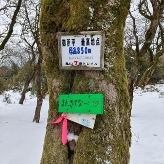 到着
面白い看板😛良い天気の日にまた