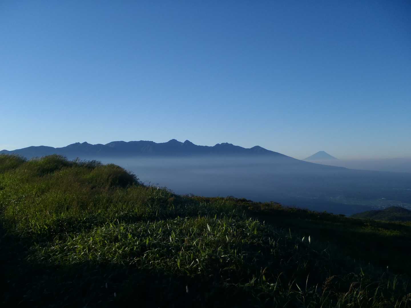 八ヶ岳連峰。