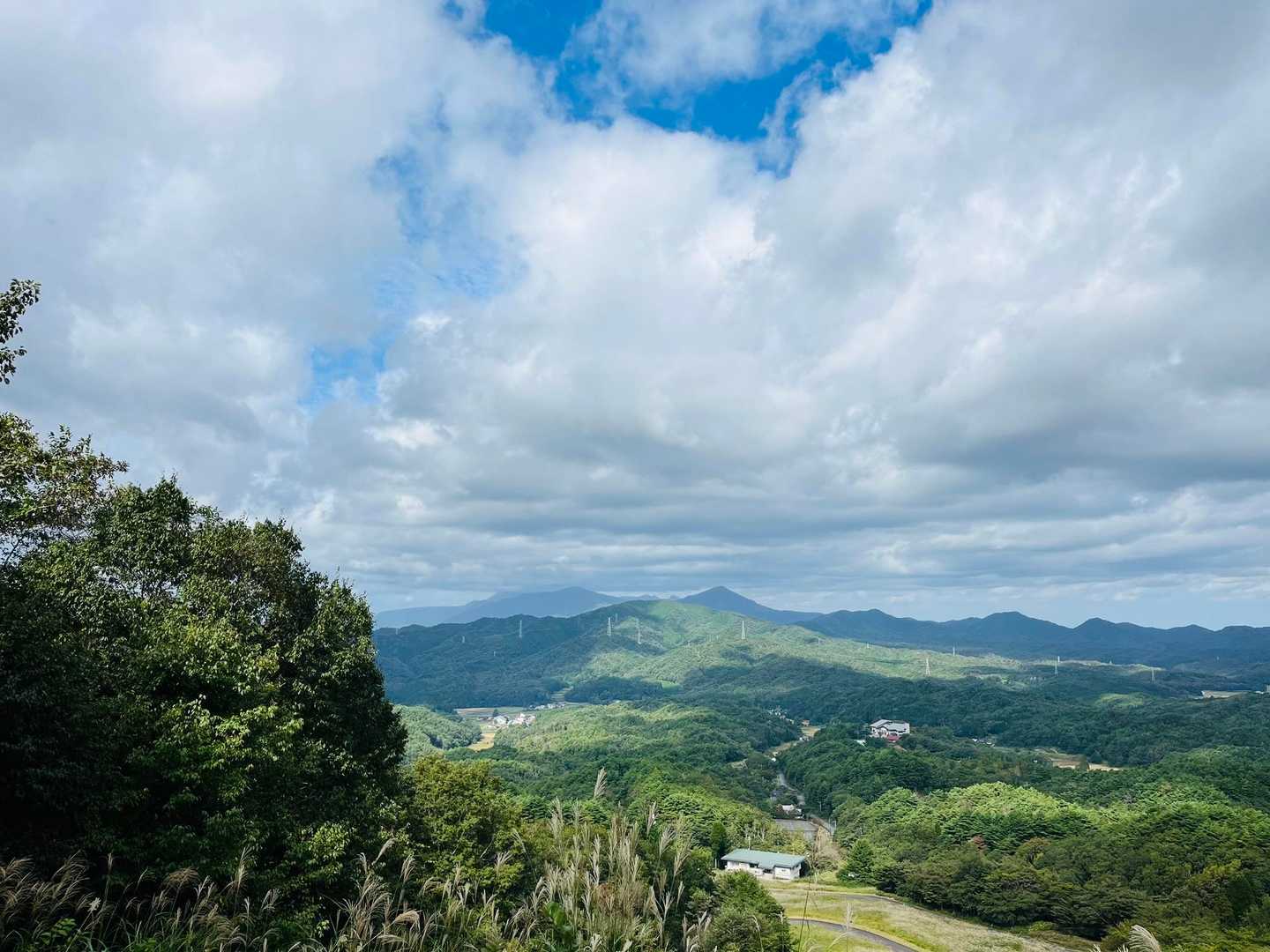 途中幾つか大山方面の景色が望めます