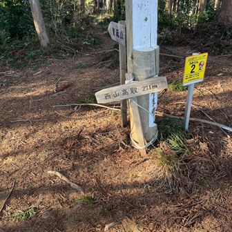 西山高取15座目
ここの展望も越生の街並みが見えて良い