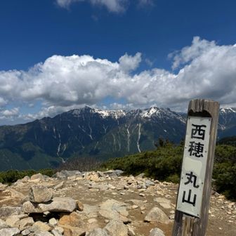 あっという間に丸山です！
笠ヶ岳が❣️