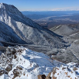 地蔵尾根を降りる
