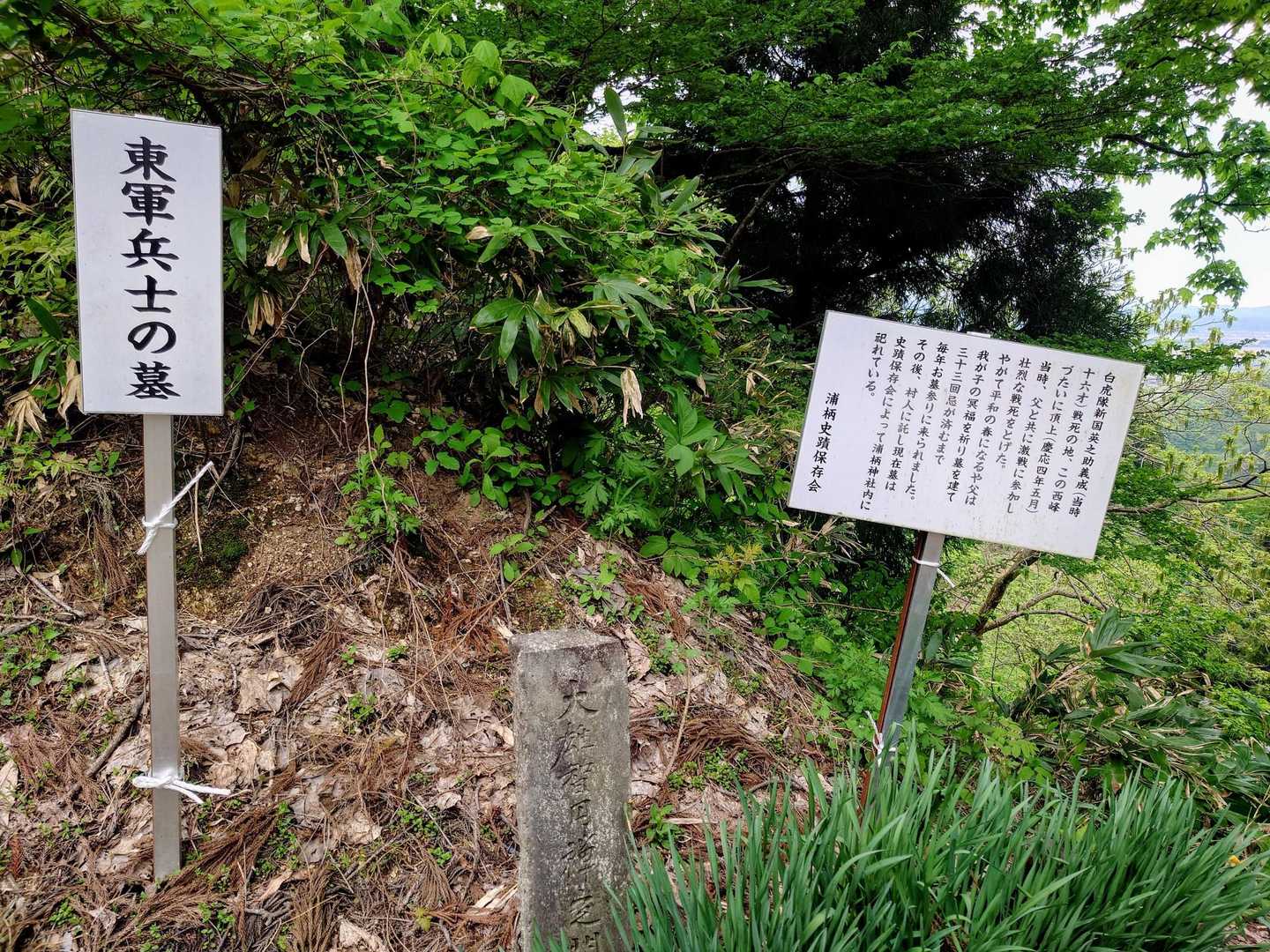 東軍兵士の墓