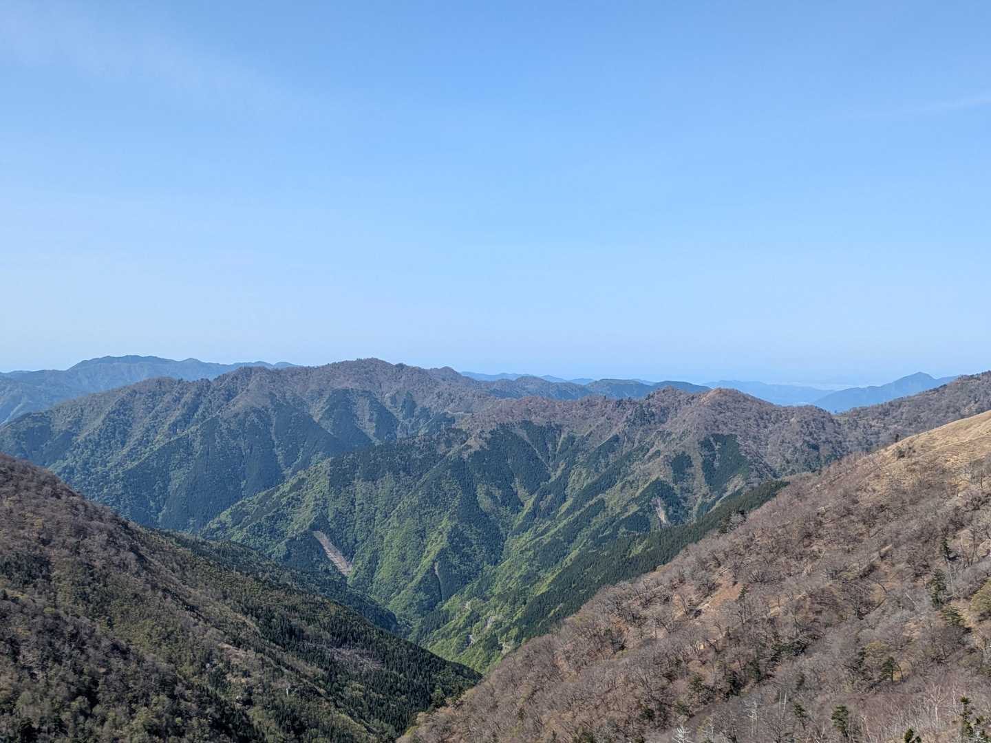素晴らしい展望がずっと続きます