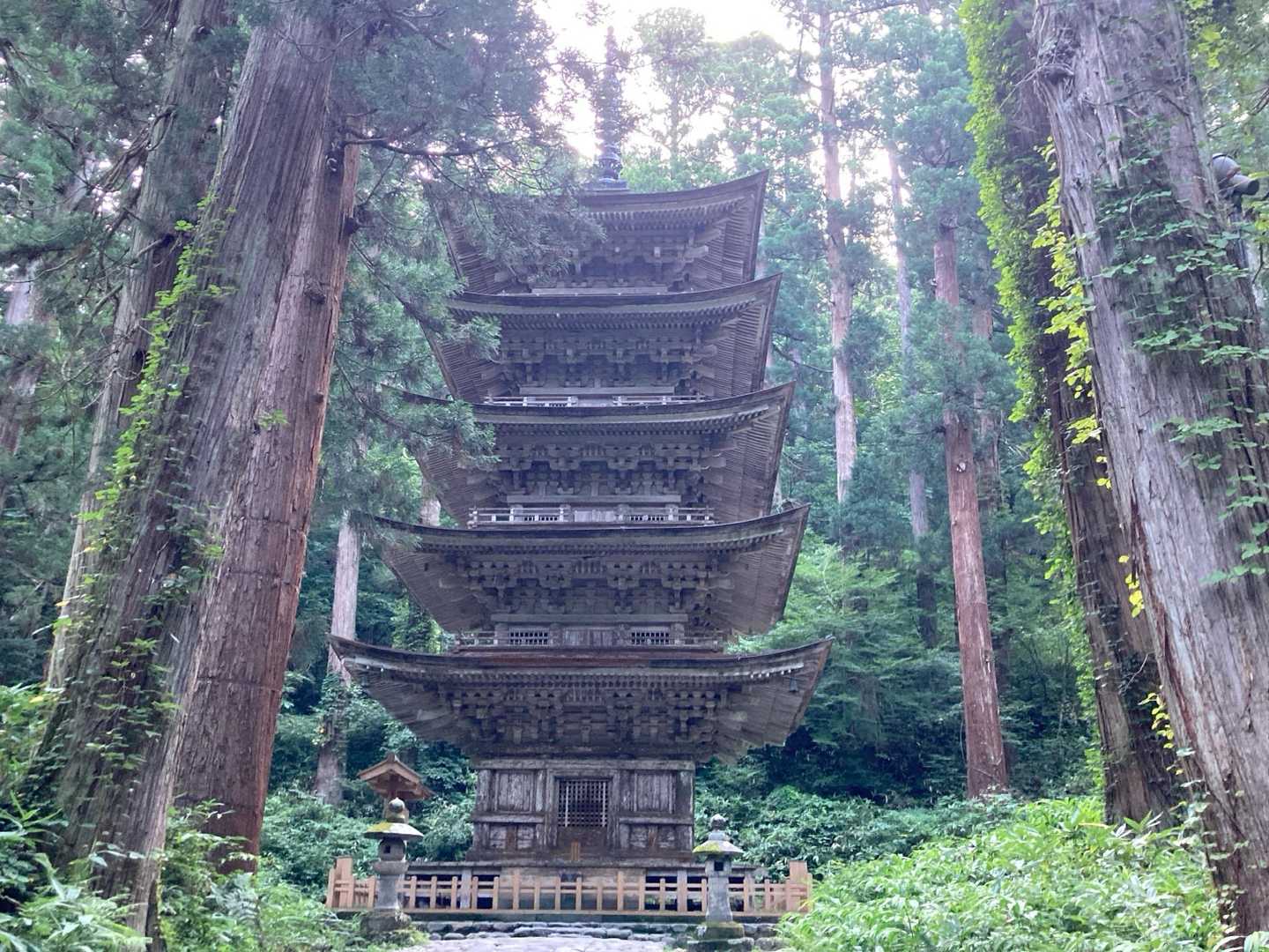 羽黒山 往復コースの写真