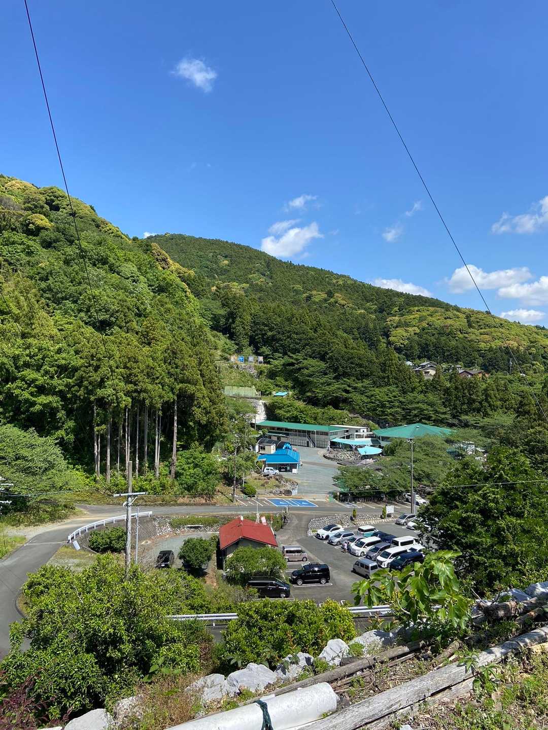 竜ヶ岩洞が見えてきたよ👀