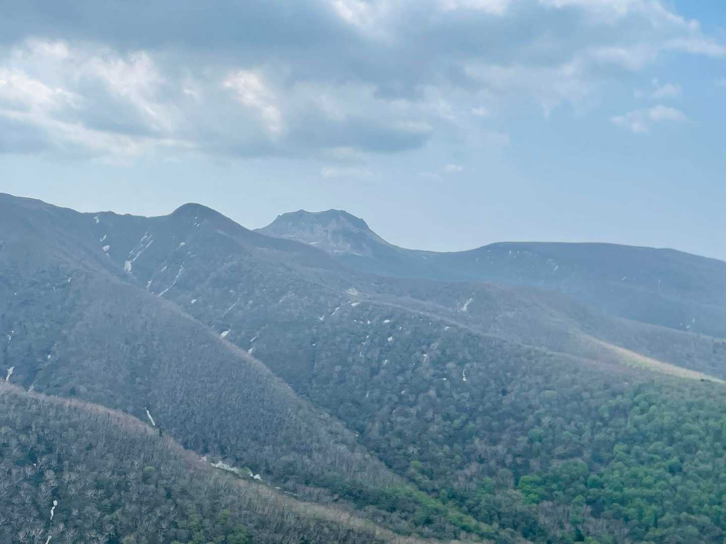 茶臼岳見えてきた⛰️