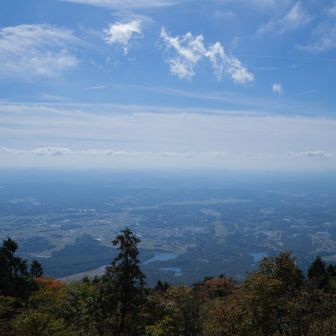 滝山から。良い天気。