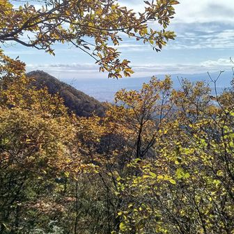 三ッ峰山と関東平野