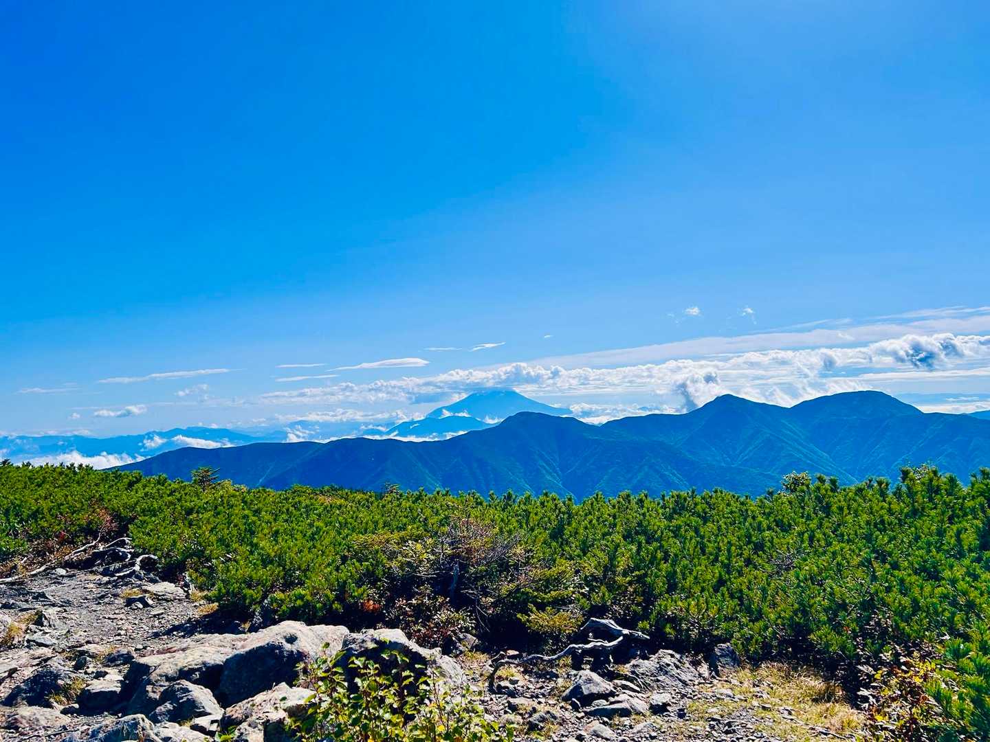 富士山と笊ヶ岳