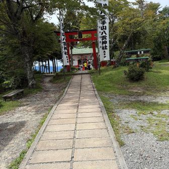 昇仙峡ロープウェイの乗り場には神社もあった