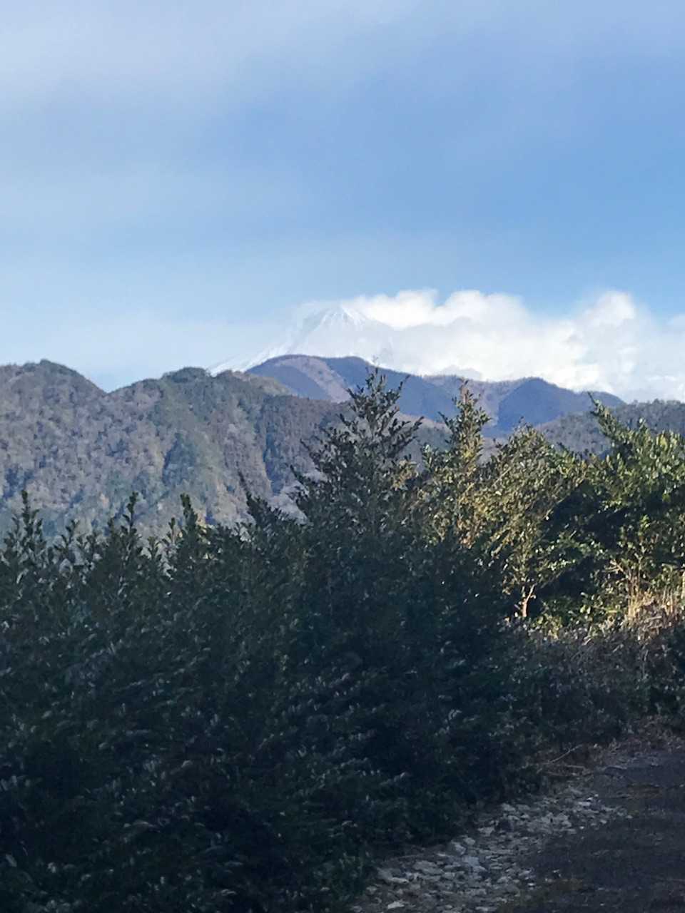 富士山は雲に飲み込まれました❗️