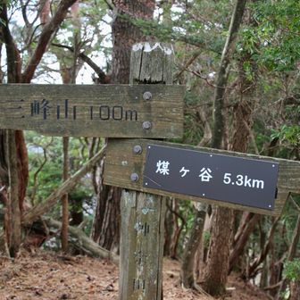 あと100m！三峰山ロックオン！🔫バキューン💕