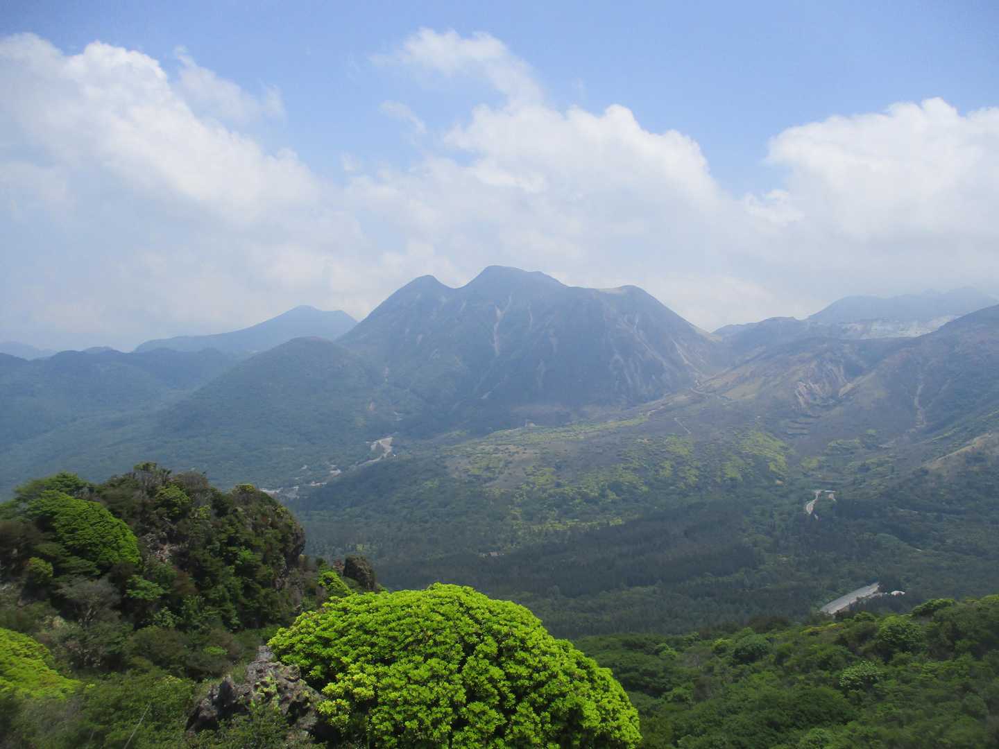 牧ノ戸峠-黒岩山-大崩ノ辻 往復コースの写真