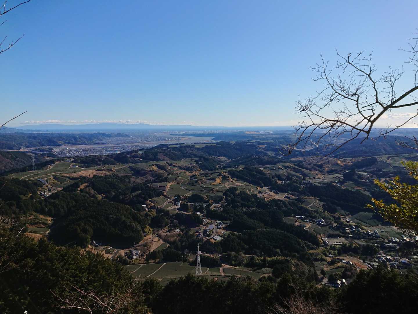 倉真温泉バス停-粟ヶ岳-高塚山-岳山-岳山 登山口 周回コースの写真