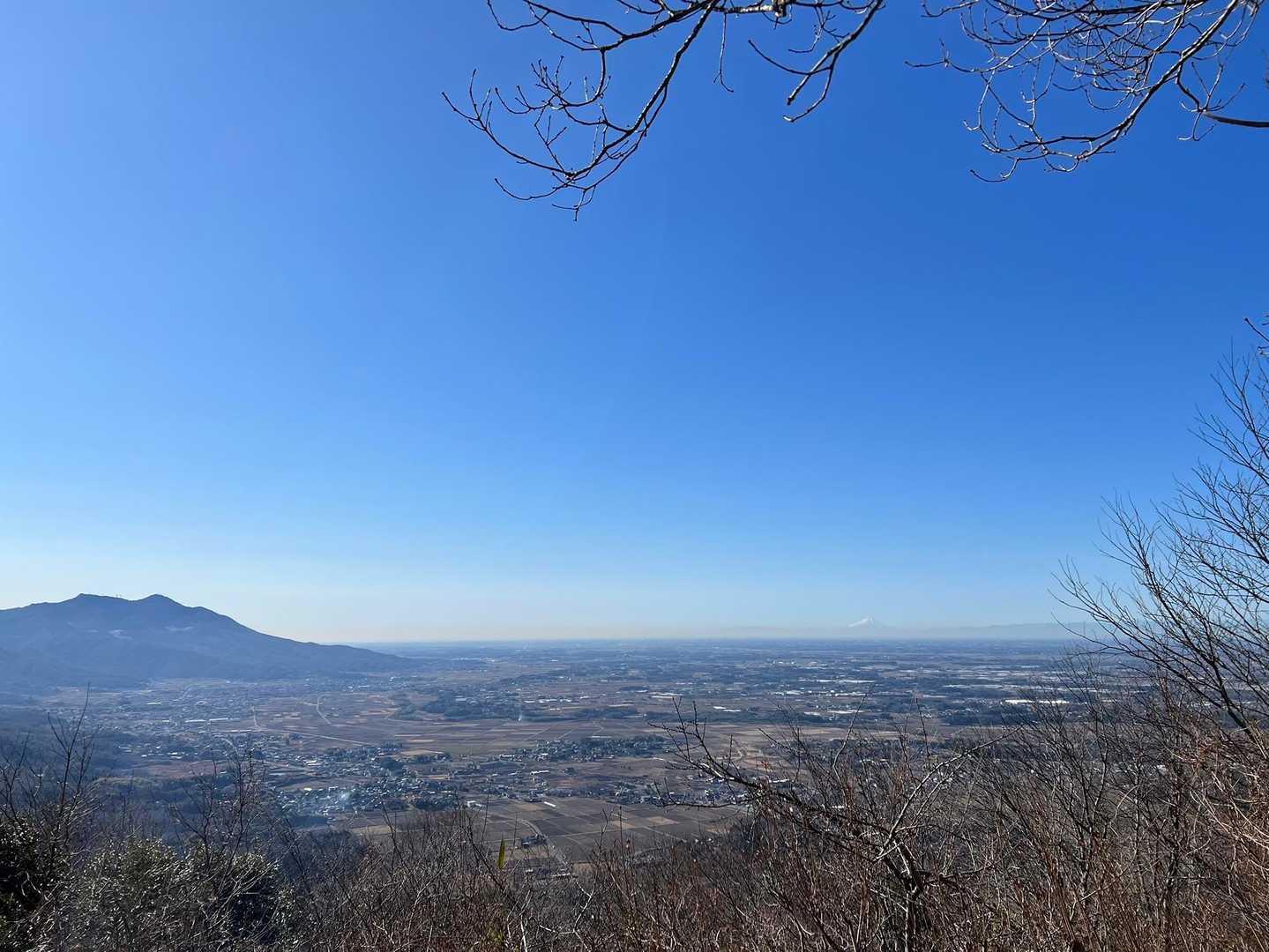 筑波山⛰と富士山🗻