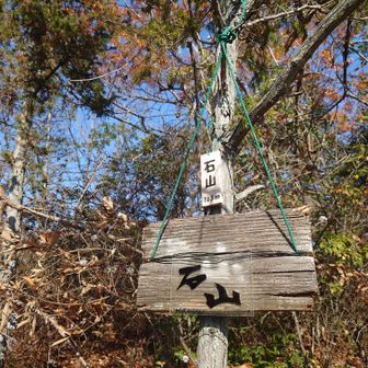 急登の先に石山⛰️