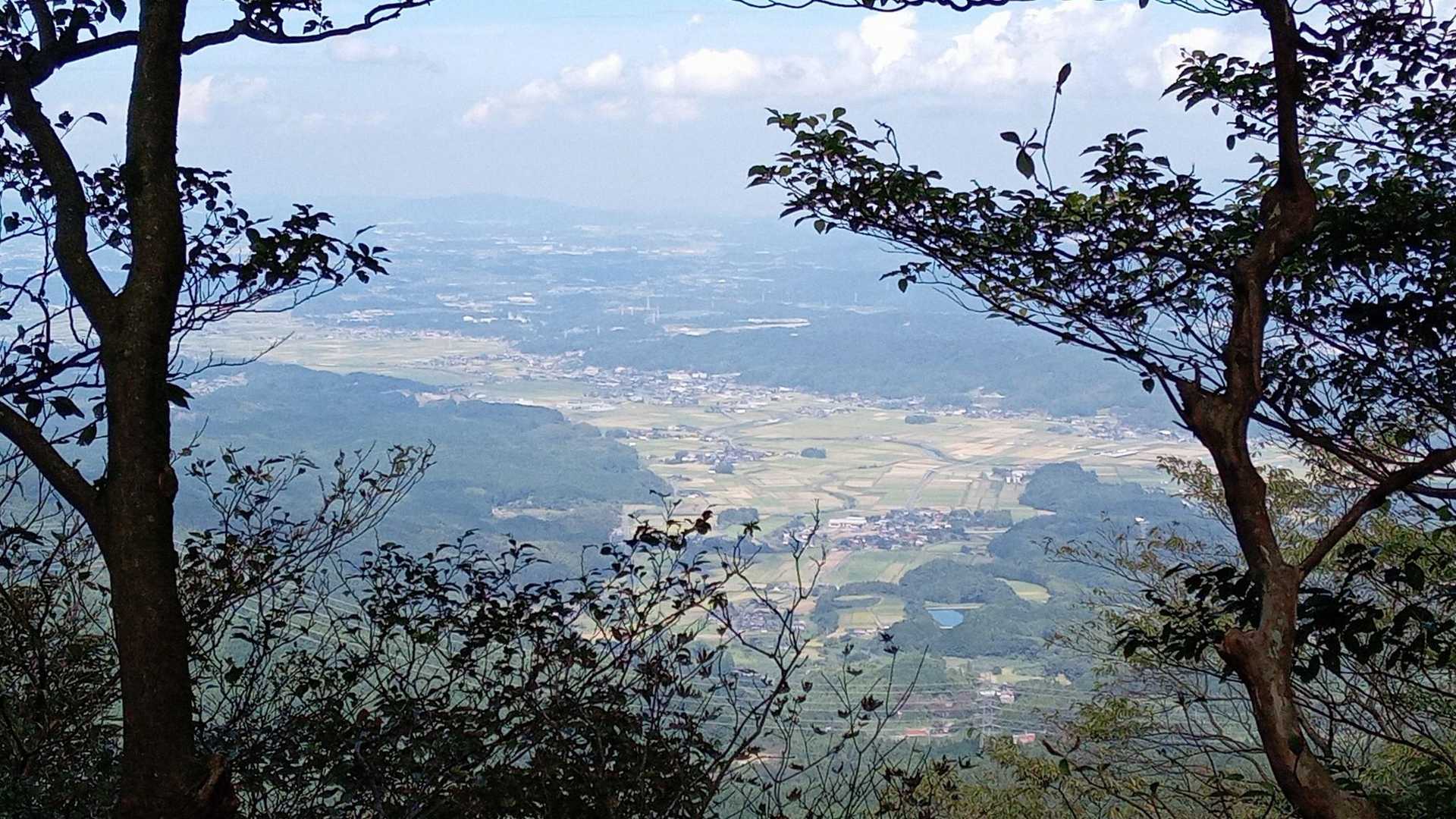 途中、少しだけ展望が
