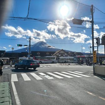 この時はまだ５℃
駅、街中散策中に雪がちらつく
ここから気温が下がり出す