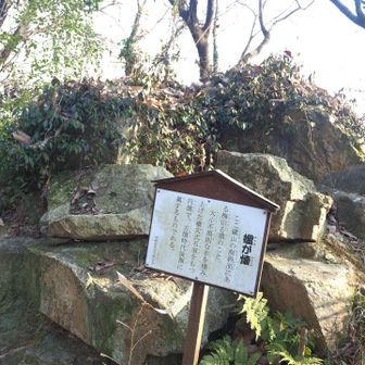 山頂へ向かう
またまた古墳だと