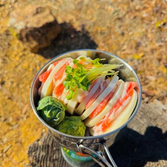 昨夜の余りの材料で...笑
大根×豚肉ミルフィーユ𓃟⋆⋆
我が家どれの芽キャベツ添え♡