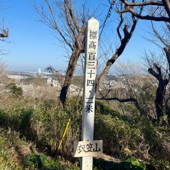 衣笠山山頂👏🏻
冬の方が葉っぱがないぶん景色がよく見えますね
