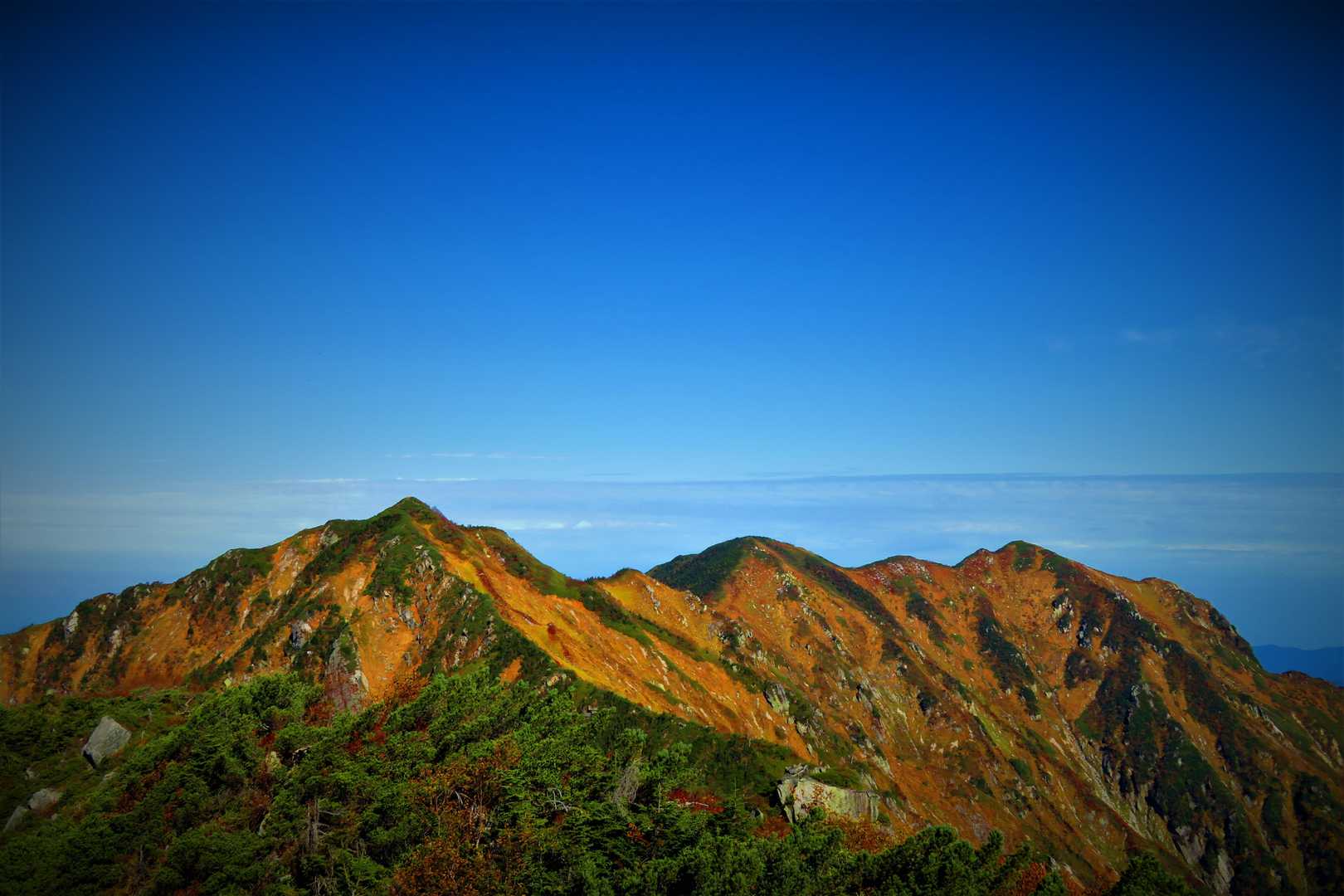 釜谷山～毛勝山南峰・北峰