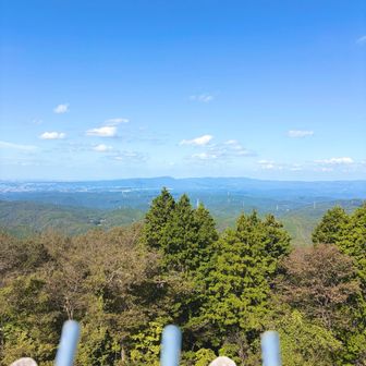 焙烙山山頂展望台から猿投山