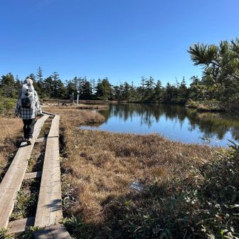 志賀高原の山頂は大体池