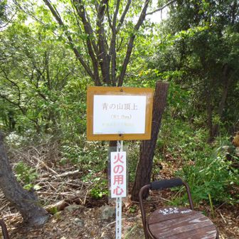 青の山山頂