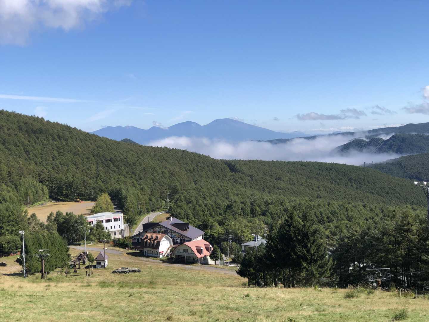 浅間山の右には，先日登った浅間隠山😁
