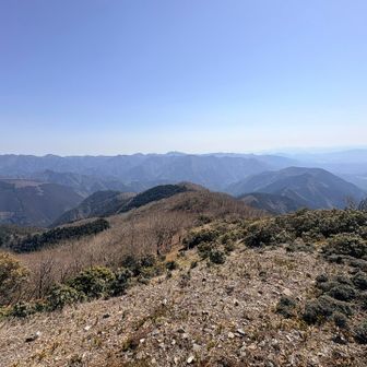 野洲川ダム湖も見えました👀