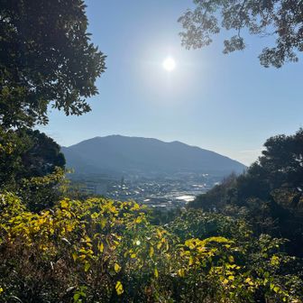 湯川山（470m）方面