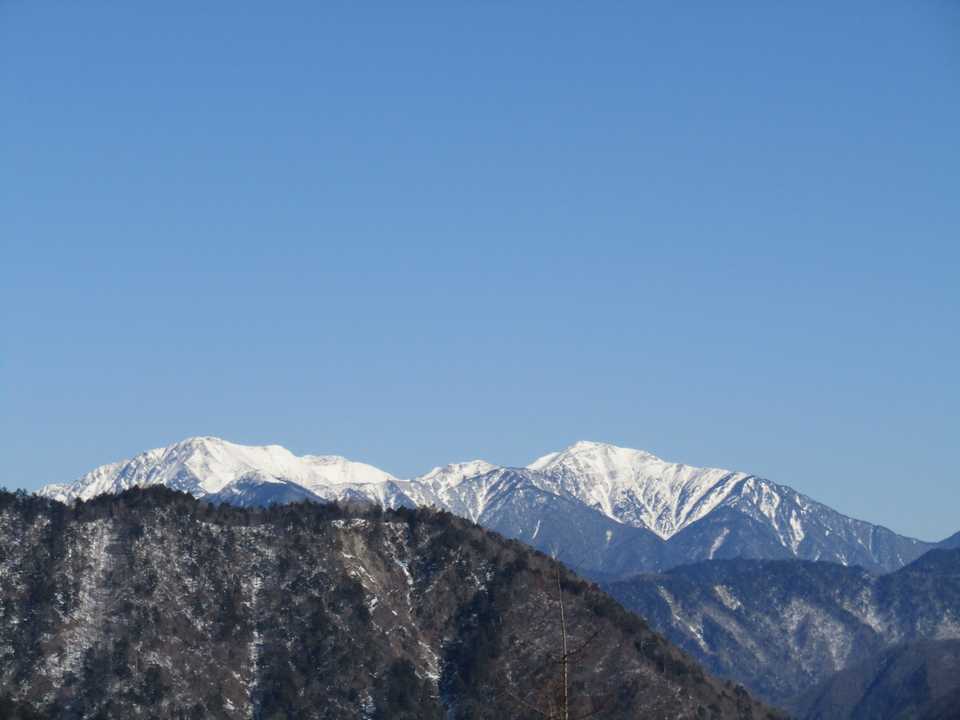 聖、茶臼、上高地岳。😍