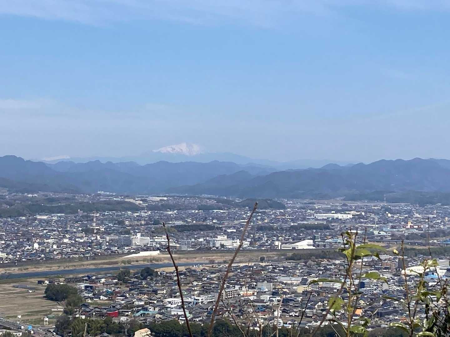鳩吹山遊歩道カタクリ口-鳩吹山-両見山 往復コースの写真