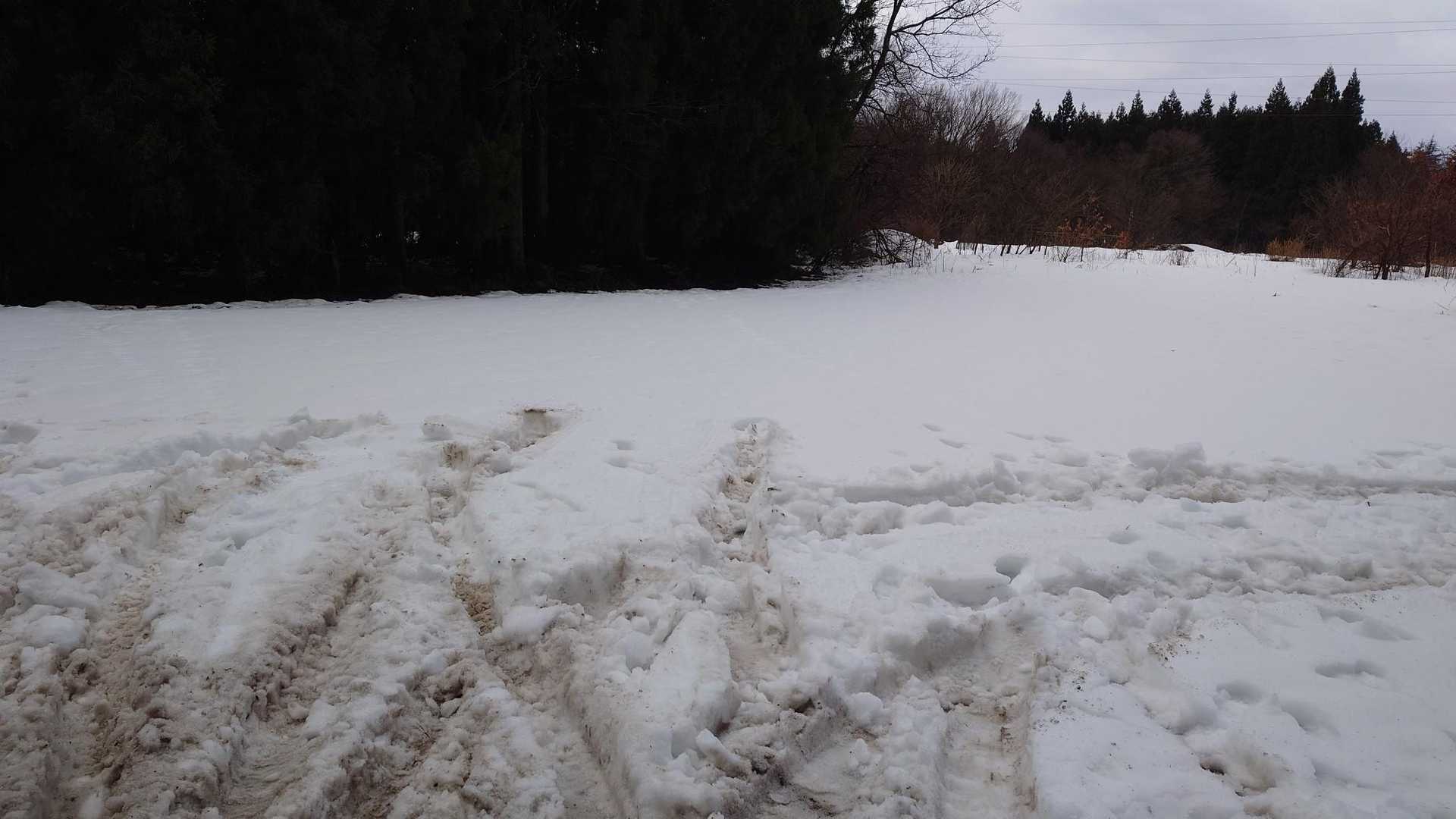 駐車場には車入らない方が良さそう！ 
スタックの可能性大⚠️
道に縦列駐車です