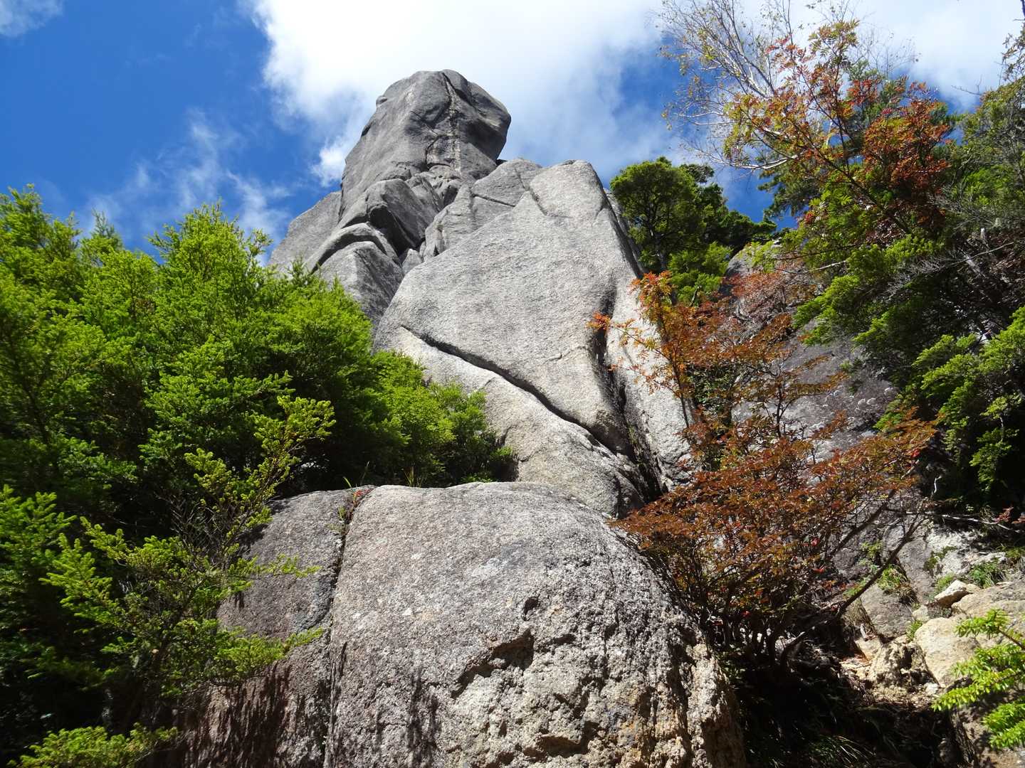 瑞牆山荘コース | 奇岩・巨岩の連続がかき立てる冒険心と、苔むした森が醸す癒しの写真